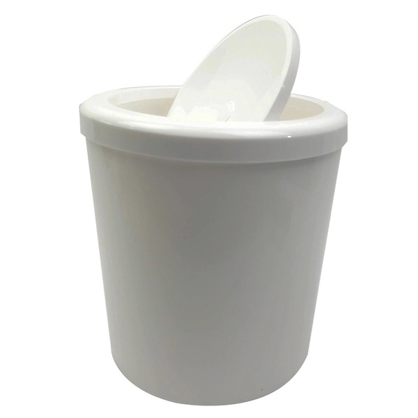 Lixeira Com Tampa Basculante 5 L Banheiro Cozinha Rotaplast B