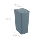 Lixeira Com Tampa Click 2 Mediterrâneo Astra Mediterrâneo