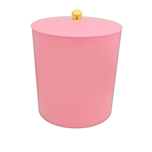 Lixeira Com Tampa Para Banheiro Cozinha 5litros Haus Rosa