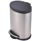 Lixeira Com Tampa Pp 5 Litros Onix Em Aço Inox 8230 Mor