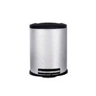 Lixeira Com Tampa Pp 5 Litros Onix Em Aço Inox 8230 Mor