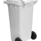 Lixeira Contentor Plastica 120 Litros Tipo Gari Vermelho