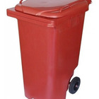 Lixeira Contentor Plástico 240l Rodas 200mm Sem Pedal