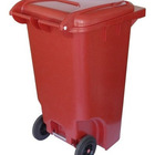 Lixeira Contentor Plástico 240l Rodas 200mm Sem Pedal