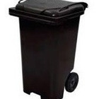 Lixeira Contentor Plastico Tipo Gari 240 Litros