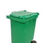 Lixeira Contentor Plastico Tipo Gari 240 Litros Laranja