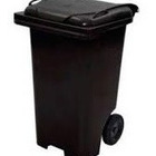 Lixeira Contentor Plastico Tipo Gari 240 Litros Verde