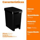 Lixeira Coza Single Preta 15l - 17014/0008