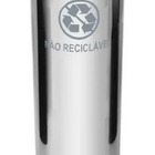 Lixeira De Aço Inox 50l Com Tampa Plastica Meia Esfera Jsn