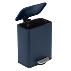 Lixeira de Banheiro com Pedal 5L Azul Matte Square Aemaxx
