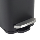 Lixeira de Banheiro com Pedal 5L Preto Slim Aemaxx