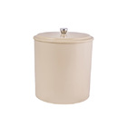 Lixeira de Banheiro Chão 5L Plástico Bege Aquaplás