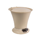 Lixeira de Banheiro Chão 5L Plástico Creme Aquaplás