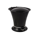 Lixeira de Banheiro Chão 5L Plástico Preta Aquaplás