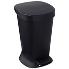 Lixeira de Banheiro Chão 5L Polipropileno Preta Square Brinox