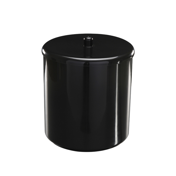 Lixeira de Banheiro Chão 6L Plástico Preto