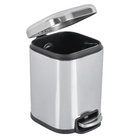 Lixeira de Banheiro Dustbins Remix Cromada 6L Sensea