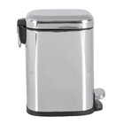 Lixeira de Banheiro Dustbins Remix Cromada 6L Sensea