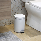 Lixeira de Banheiro Dustbins Urban Branca 3L Sensea