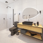 Lixeira de Banheiro Ferro Preta Street 5L NY Pedal Sensea