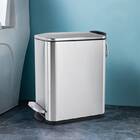 Lixeira de Banheiro Inox com Pedal 5L Escovado Aemaxx