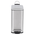 Lixeira de Banheiro Inox com Pedal 5L Escovado Aemaxx