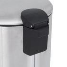 Lixeira de Banheiro Inox com Pedal 5L Escovada Aemaxx