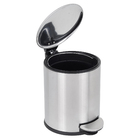 Lixeira de Banheiro Inox com Pedal 5L Escovada Aemaxx
