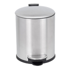 Lixeira de Banheiro Inox com Pedal 5L Escovada Aemaxx