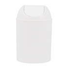 Lixeira de Banheiro Plástico Branca 5L Basculante Arthi