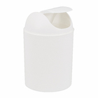 Lixeira de Banheiro Plástico Branca 5L Basculante Arthi