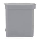 Lixeira de Banheiro Plástico Cinza Trium 6L Ou