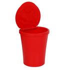 Lixeira de Banheiro Plástico Vermelho 5L Manual
