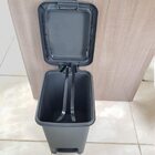 Lixeira De Chão 10 Litros Pedal Click Cesto Lixo Cozinha Ou C