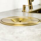 Lixeira De Cozinha Embutida Inox Redonda 7 Litros Bela Metais