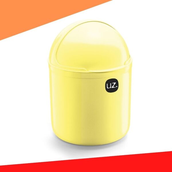 Lixeira De Cozinha Pia 4 Litros Com Tampa Basculante Varias C