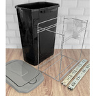 Lixeira De Embutir 15l Com Corrediças Deslizantes Para Cozinh