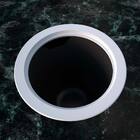 Lixeira De Embutir Branca Plastico Redonda 8 Litros