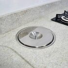 Lixeira De Embutir Inox 10 Litros