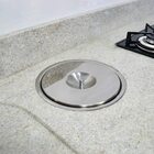 Lixeira De Embutir Inox 12 Litros