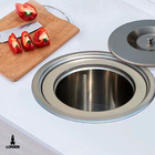 Lixeira De Embutir Lorben Pia Bancada Cozinha 3 Litros Com Ta