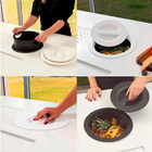 Lixeira De Embutir Marrom Plastico Redonda 8 Litros