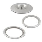 Lixeira De Embutir Redonda Nias 5l Aço Escovado