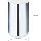 Lixeira De Inox Branca 9,1 Litros Com Tampa Marca Martinazzo