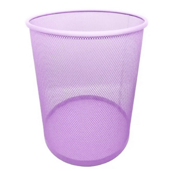 Lixeira De Metal Telada Para Escritório 8,5 Litros