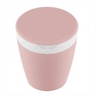 Lixeira De Pia Com Tampa 2,7 Litros Astra Ct6 Rose - Branco