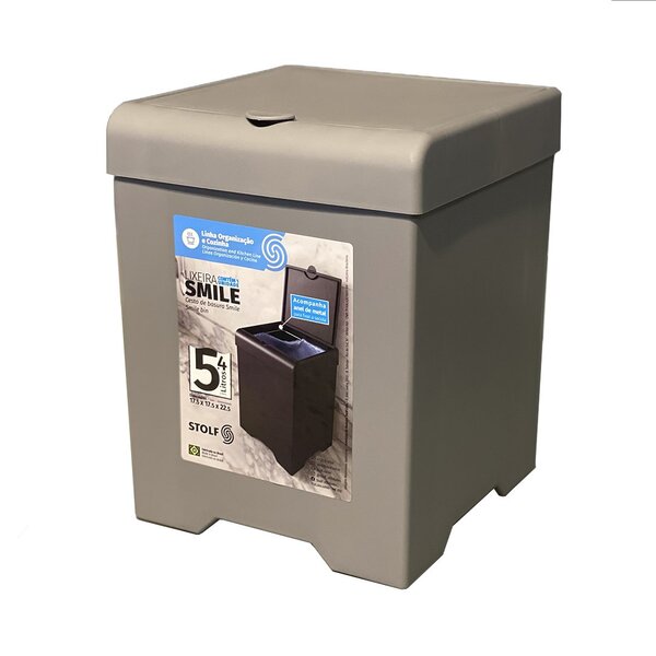 Lixeira De Pia Smile 5,4l - Stolf