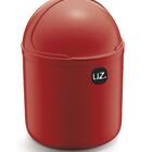 Lixeira De Pia Vermelha 4l Uz