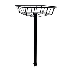 Lixeira De Rua Calçada Parque Cesto Raso Preta 112x60x45cm | Leroy Merlin