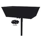 Lixeira De Rua Modelo Retangular 60cm